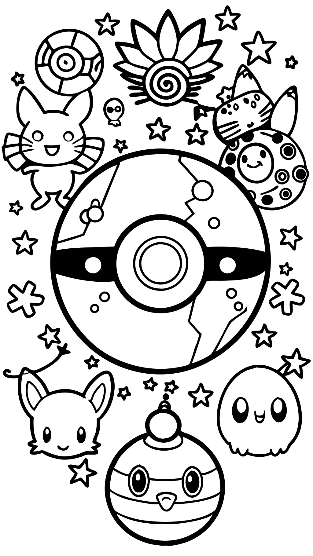 pokeball coloring page